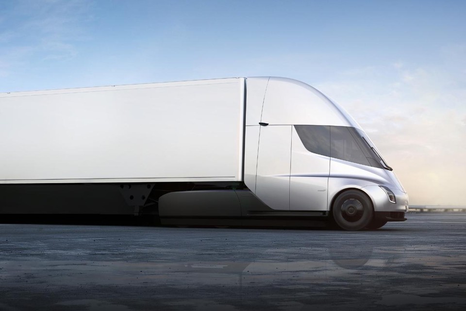 Tesla Semi, o caminhão elétrico da Tesla. | Tesla/Divulgação