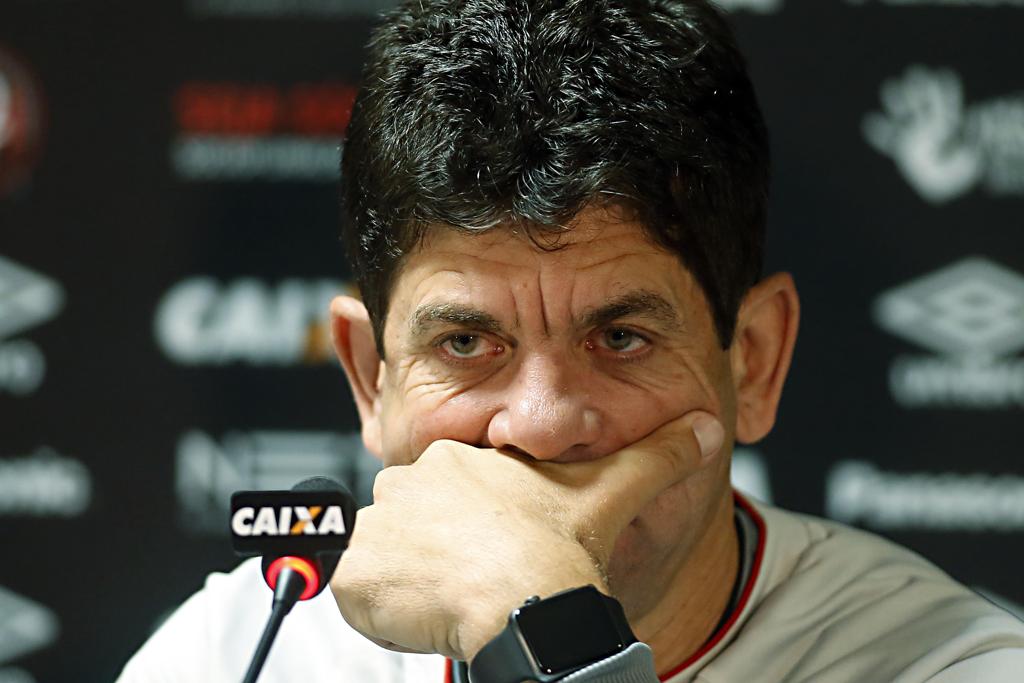 Fabiano Soares, técnico do Atlético. | Albari Rosa/Gazeta do Povo