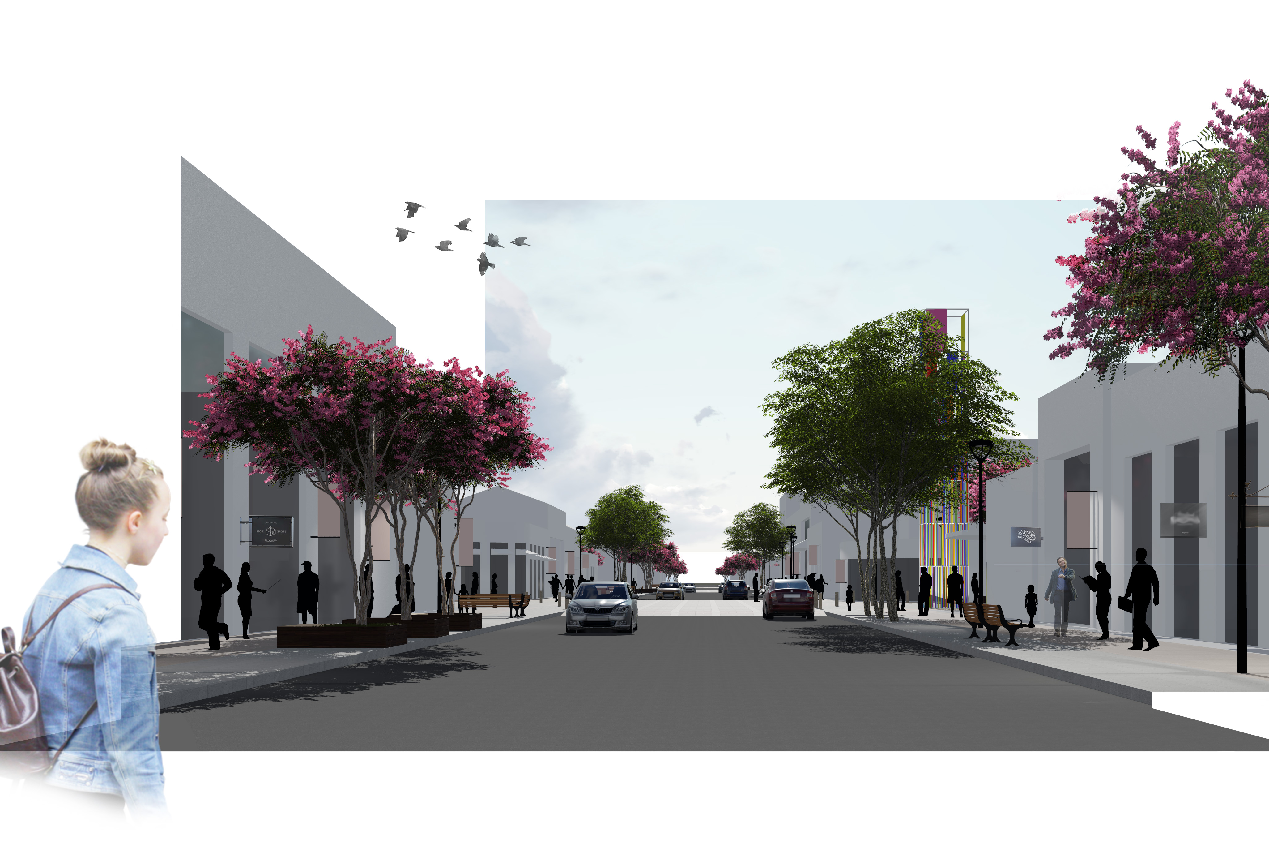 Nova cara que o Ippuc pretende dar à Rua Dr. Bley Zornig no Boqueirão. | Ipucc/