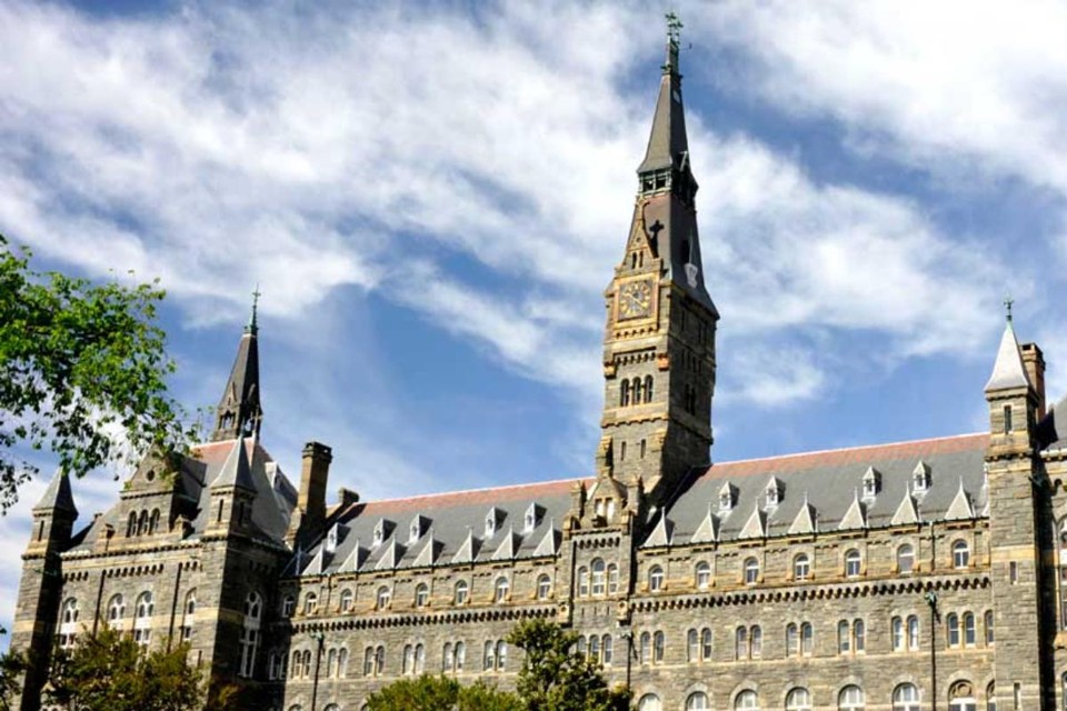 Prédio principal de Georgetown | Divulgação / Georgetown University