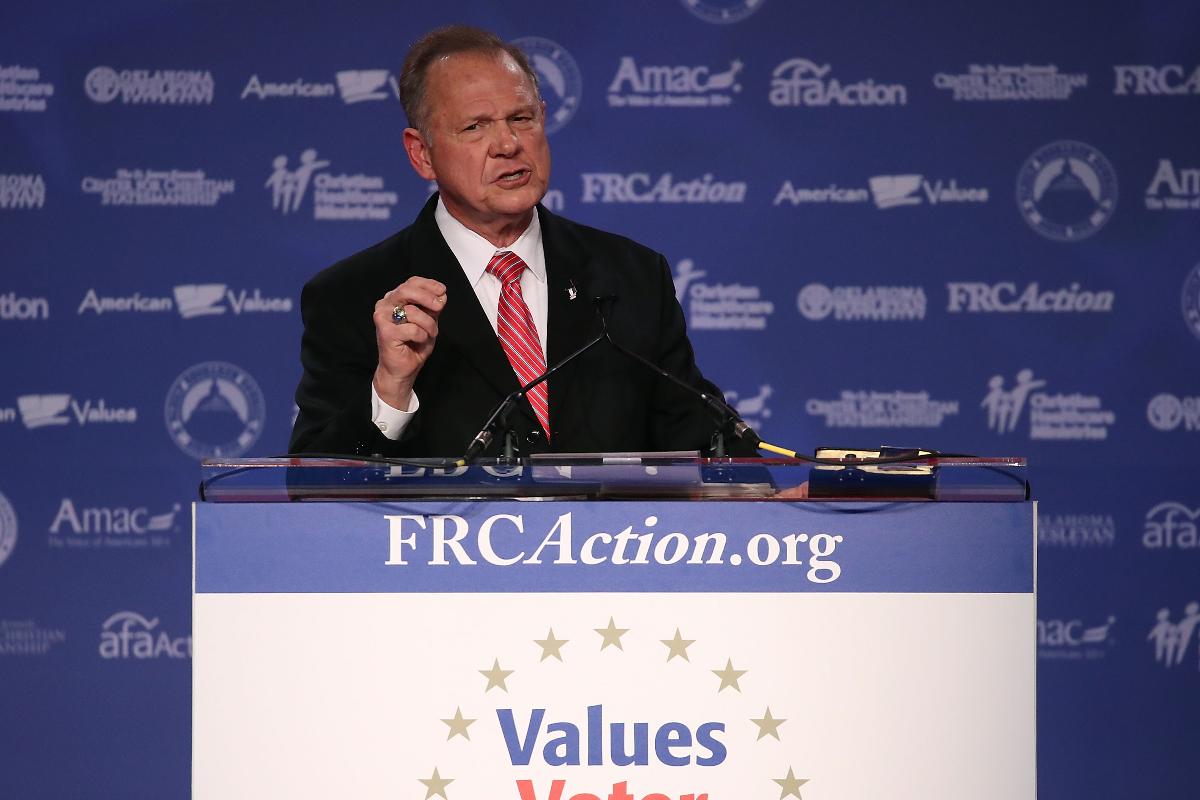 Roy Moore, 70, diz que as acusações são falsas | MARK WILSON/AFP