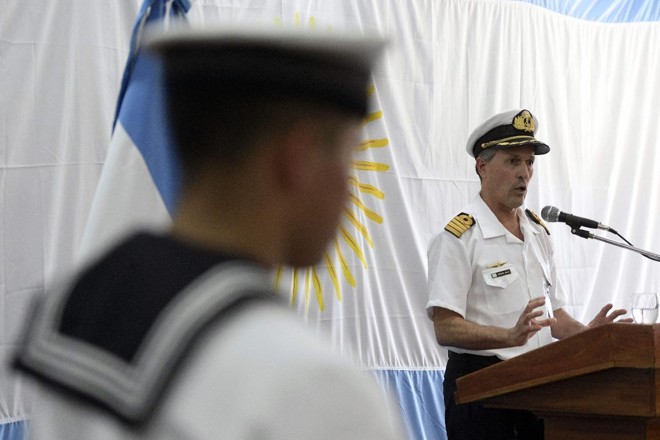 Embarcação com 44 tripulantes voltava à base em Mar del Plata, ao norte, quando desapareceu no último dia 15 | JUAN MABROMATA/AFP