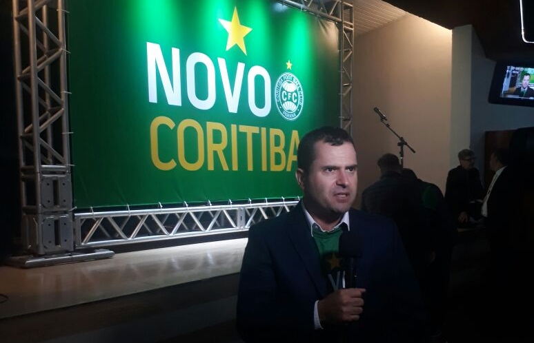 Pedro Henrique Castro, candidato a presidente do Coritiba. | Vinícius Cordeiro/Gazeta do Povo/