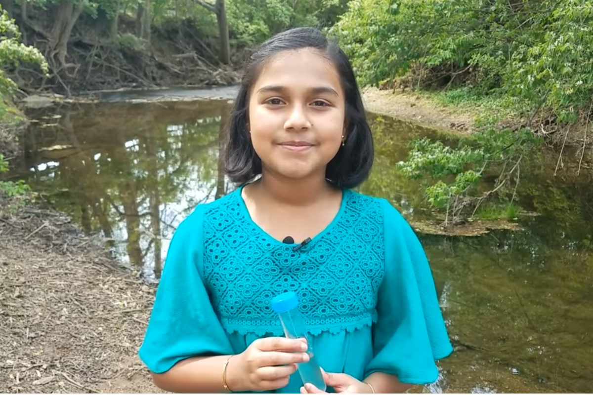 Gitanjali Rao, 11, ganhou um prêmio de US$ 25 mil (quase R$ 82 mil) por desenvolver o dispositivo | Reprodução