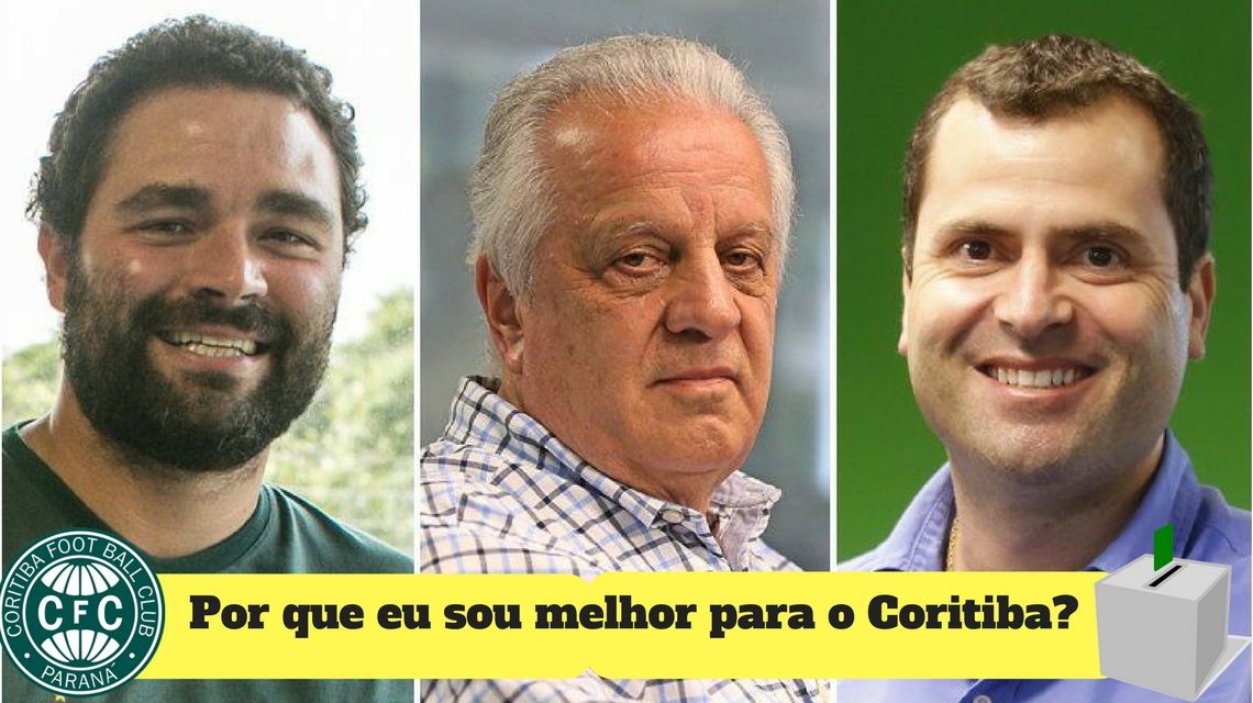 Samir Namur, João Carlos Vialle e Pedro de Castro. Um dos três será o futuro presidente do Coritiba. | /