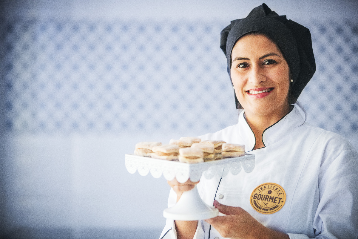Lucilaine Lima largou a carreira de professora em escola para criar o Instituto Gourmet | Fábio SeixoDivulgação/Instituto Gourmet