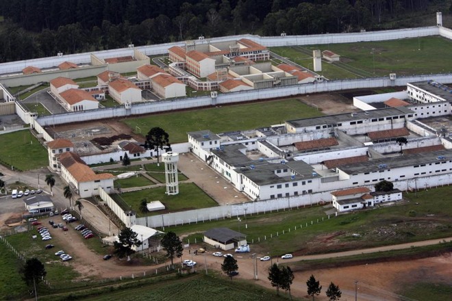Vista aérea do Complexo Penitenciário de Pirarquara, na RMC | Albari Rosa/Gazeta do Povo/Arquivo