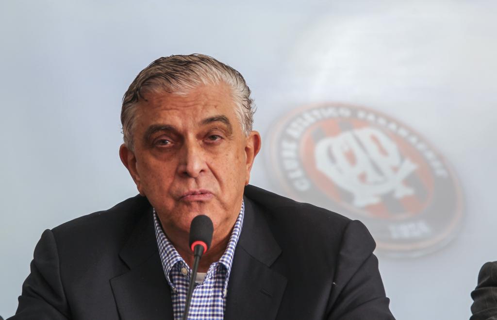Presidente do Conselho Deliberativo do Atlético, Mario Celso Petraglia. | Daniel Castellano/Gazeta do Povo