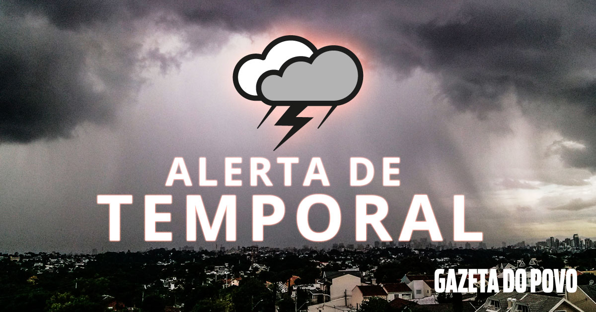 Alerta é válido também para Região Metropolitana de Curitiba. | /