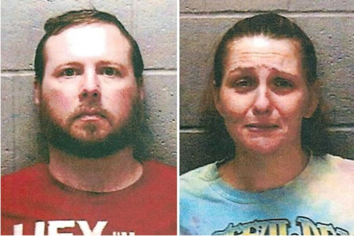 Michael Roberts à esquerda e Georgena Roberts à direita | Arquivo da polícia do condado de Jerseyville