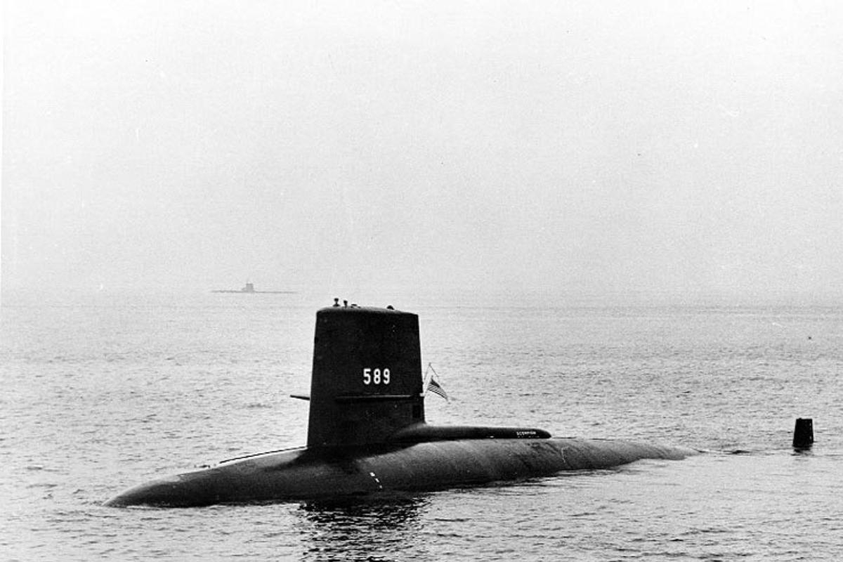 Submarino USS Scorpion desapareceu em 1968, no Oceano Atlântico | Reprodução
