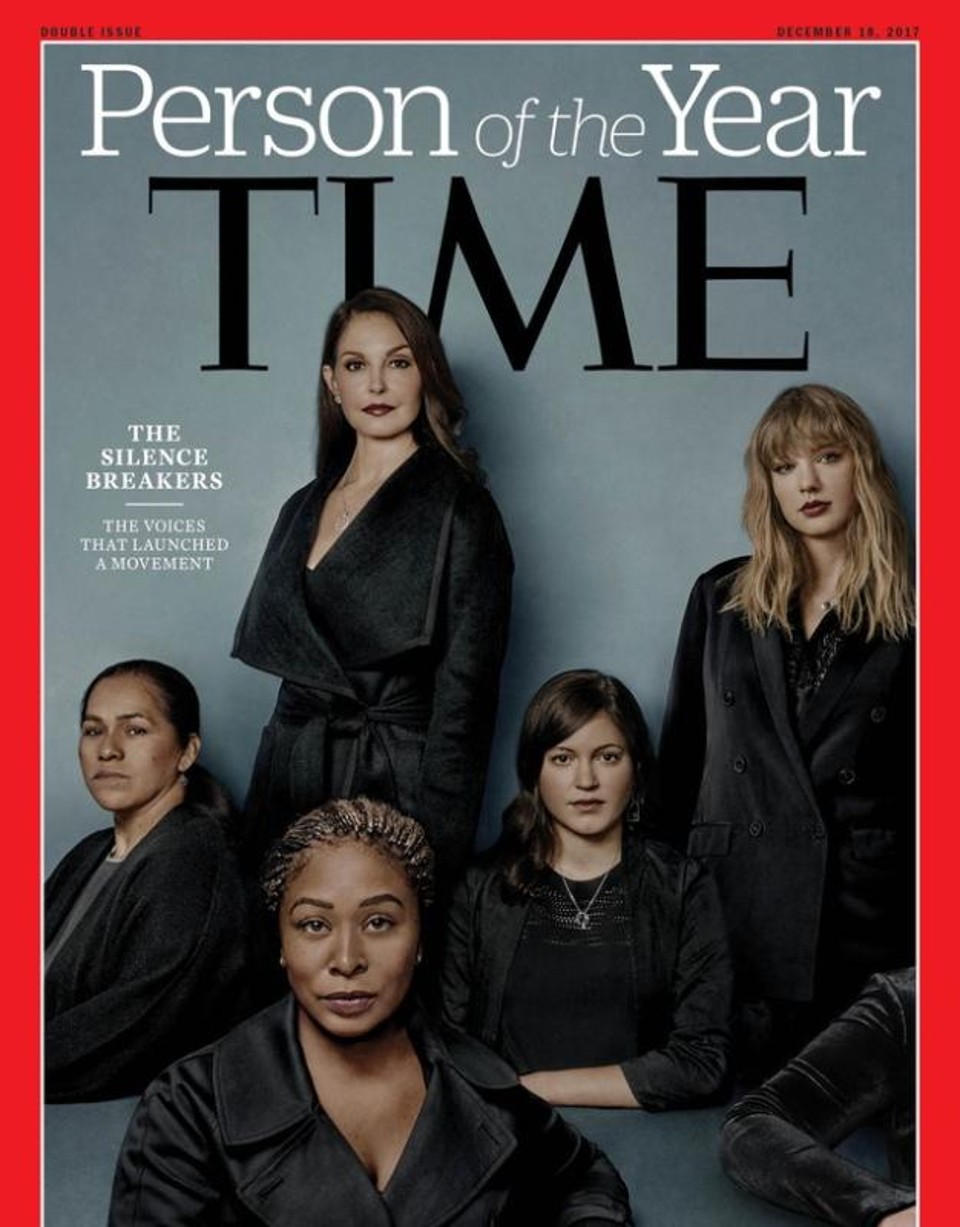 O prêmio da "Time" foi dado para todos que fizeram as denúncias, independente do gênero | Reprodução