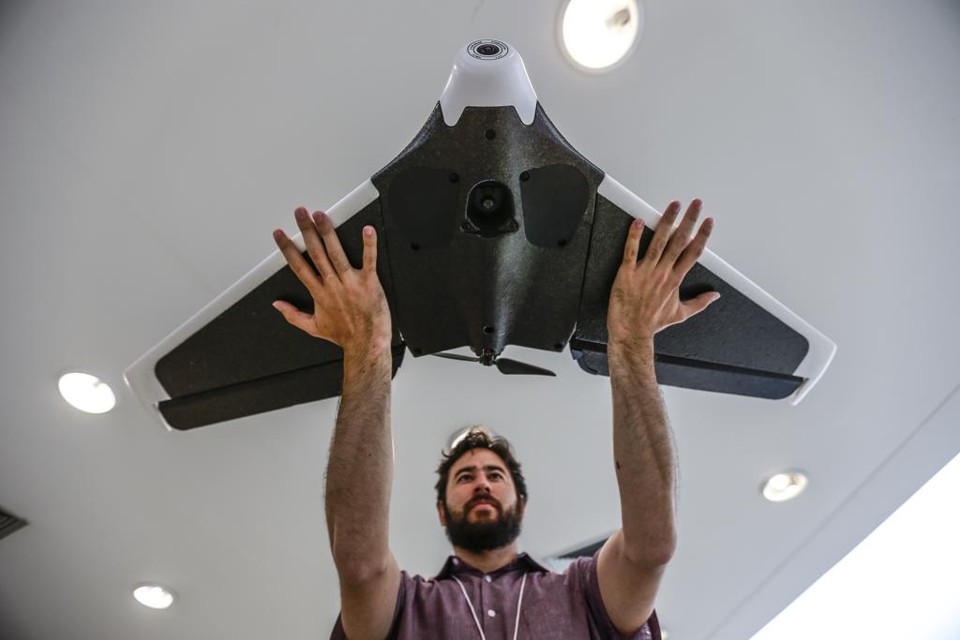 George Alfredo Longhitano, CEO da Gdrones: recomendação é que, mesmo que tenha um drone, produtor rural busque profissionais para a análise dos dados obtidos em mapeamentos aéreos | Jonathan Campos/Gazeta do Povo