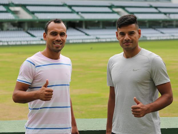 Wellington Simião e Benítez. Foto: Divulgação/Coritiba | Foto: Divulgação /Coritiba/