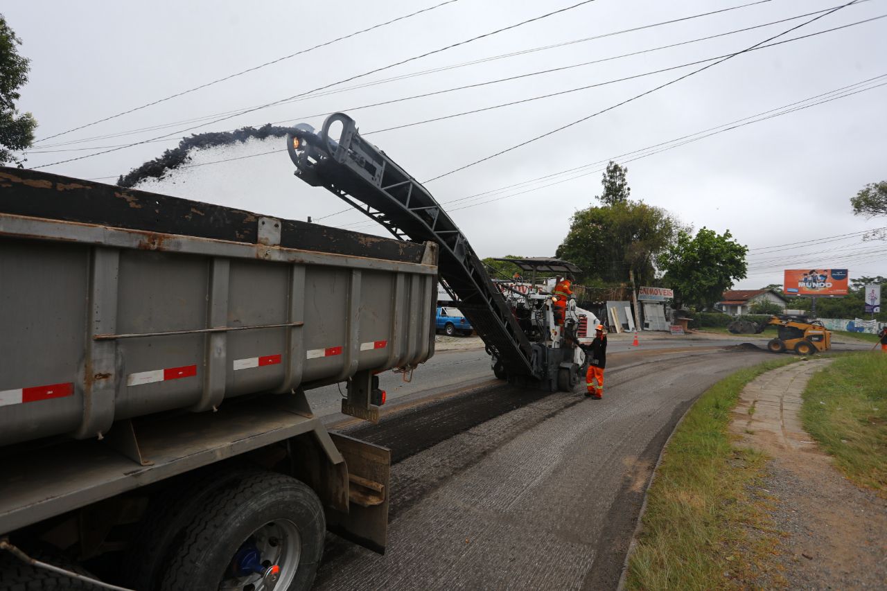Obras na Rua Carlos Klemtz seguem até o dia 21 de dezembro | Daniel Castellano/SMCS/ Divulgação