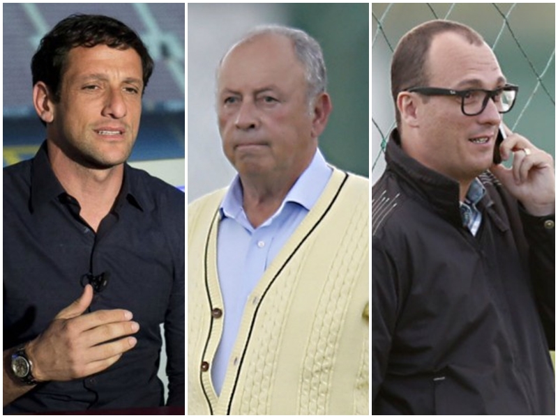 Belletti, Pedroso e Alex Brasil: três personagens do descenso alviverde. | Divulgação e Albari Rosa/Gazeta do Povo