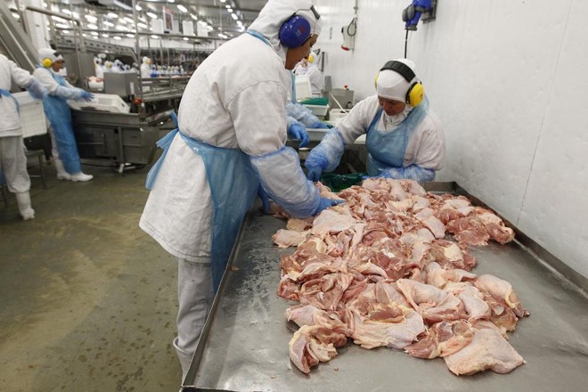 Frigorífico na Lapa (PR), que foi vistoriado após a deflagração da Carne Fraca. | Jonathan Campos/Gazeta do Povo