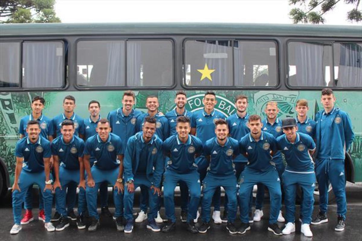 Elenco sub-20 do Coritiba foi vice-campeão brasileiro em 2017. | Divulgação/Coritiba