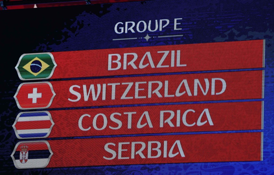 Análise: conheça os adversários do Brasil na fase de grupos da Copa da Rússia | KIRILL KUDRYAVTSEV/AFP