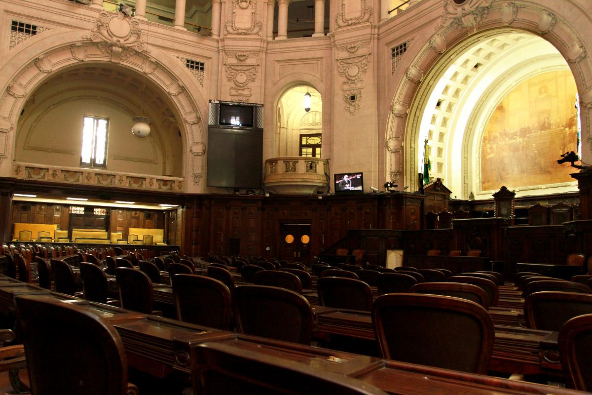 Plenário da Alerj, no Rio de Janeiro (RJ). | Reprodução/Flickr Alerj/Mauro Pimentel