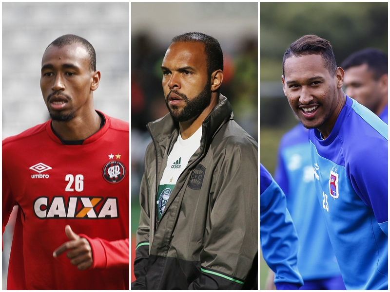 Eduardo Henrique, do Atlético, Alecsandro, do Coritiba, e Artur Jesus, do Paraná, não corresponderam. | /