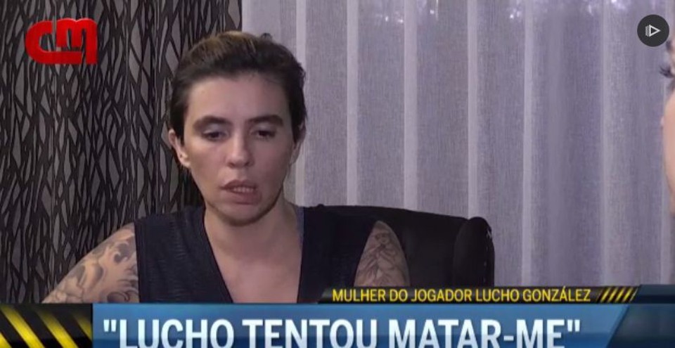 Andreia Marques, mulher do ex-jogador do Atlético, em depoimento à imprensa portuguesa. | /