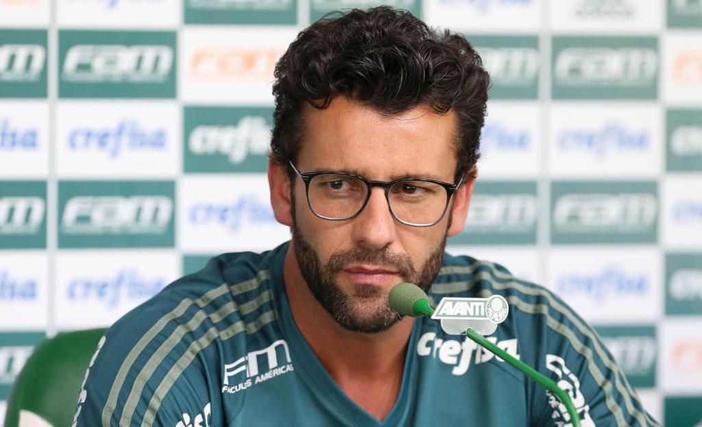 Alberto Valentim está fora do Palmeiras. | Cesar Greco/Ag Palmeiras