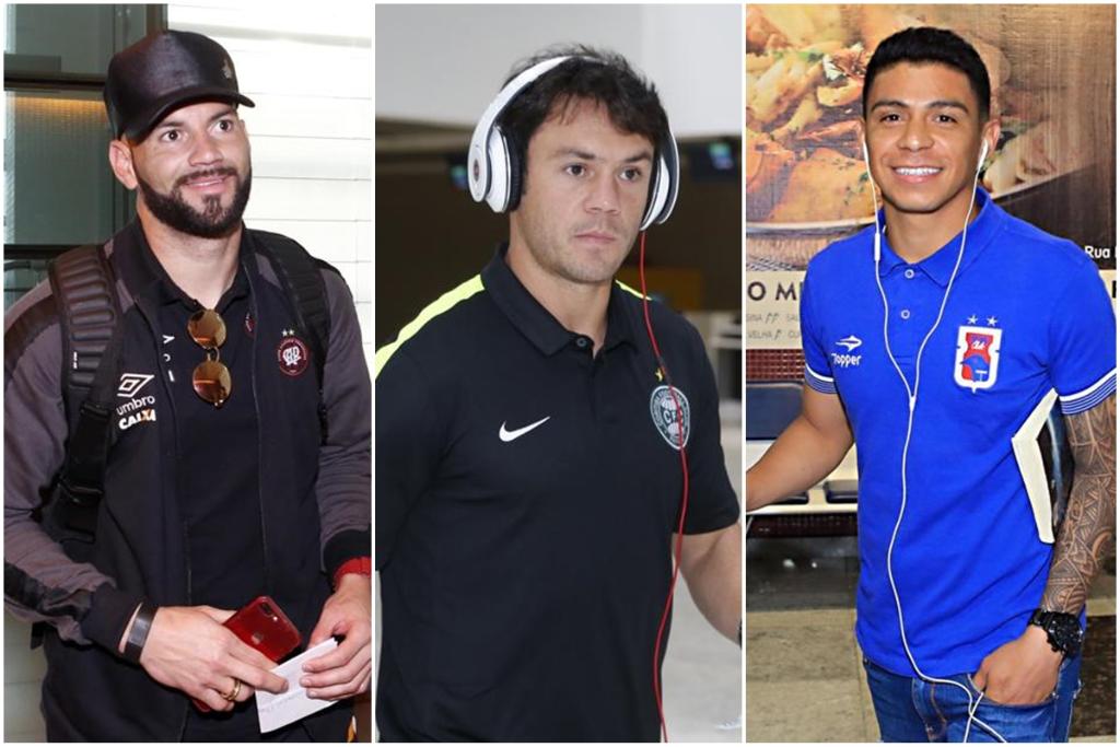 Weverton, Kléber e Renatinho. Estatísticas dos jogadores se destacaram em 2017. | Montagem- Gazeta do Povo/