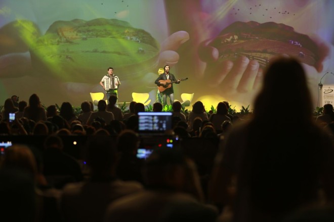 Final do Empreendedor Rural teve apresentação de música sertaneja. | Jonathan Campos/Gazeta do Povo