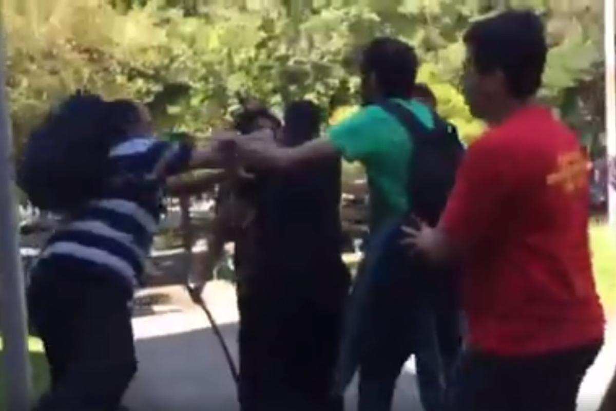 Vídeo registra momento em que um dos participantes do simpósio é agredido | Facebook Diário Online da Causa Operária/Reprodução