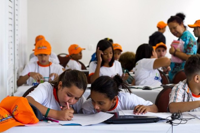 Etapa das Olimpíadas da Língua Portuguesa, organizadas pelo Itaú Social | Reprodução