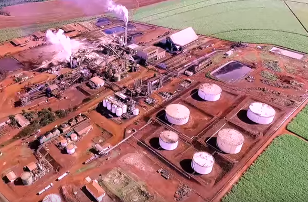 Usina da Cargill fica no município de Patrocínio Paulista