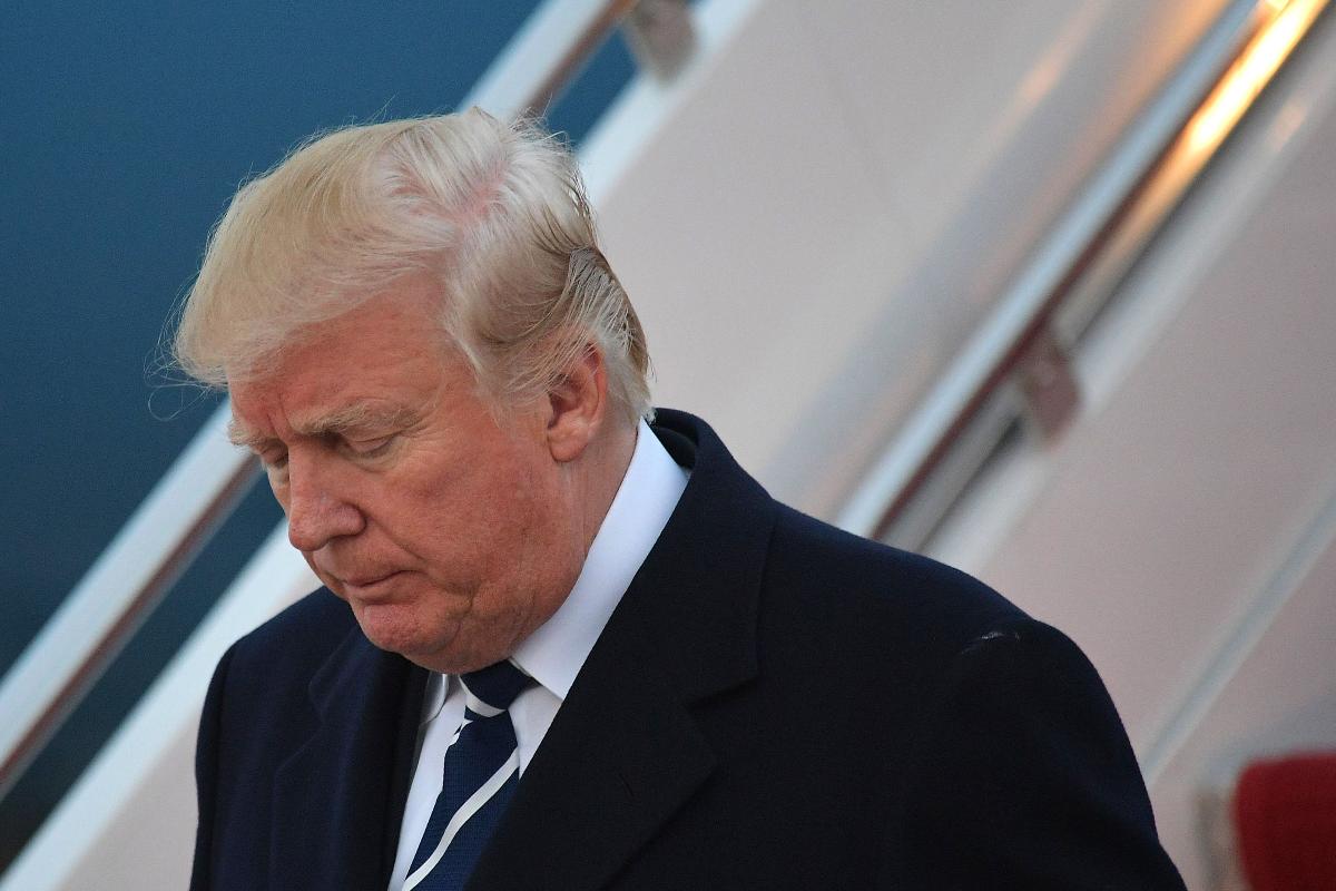 Presidente dos EUA, Donald Trump: “Tive que demitir o general Flynn porque ele mentiu ao vice-presidente e ao FBI” | MANDEL NGAN/AFP