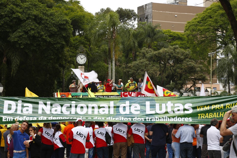 Votação da reforma da Previdência afunda e sindicatos cancelam greve nacional | Aniele Nascimento/Gazeta do Povo