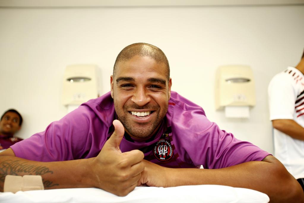 Adriano: apenas um gol com a camisa atleticana. | Marcelo Andrade/Gazeta do Povo