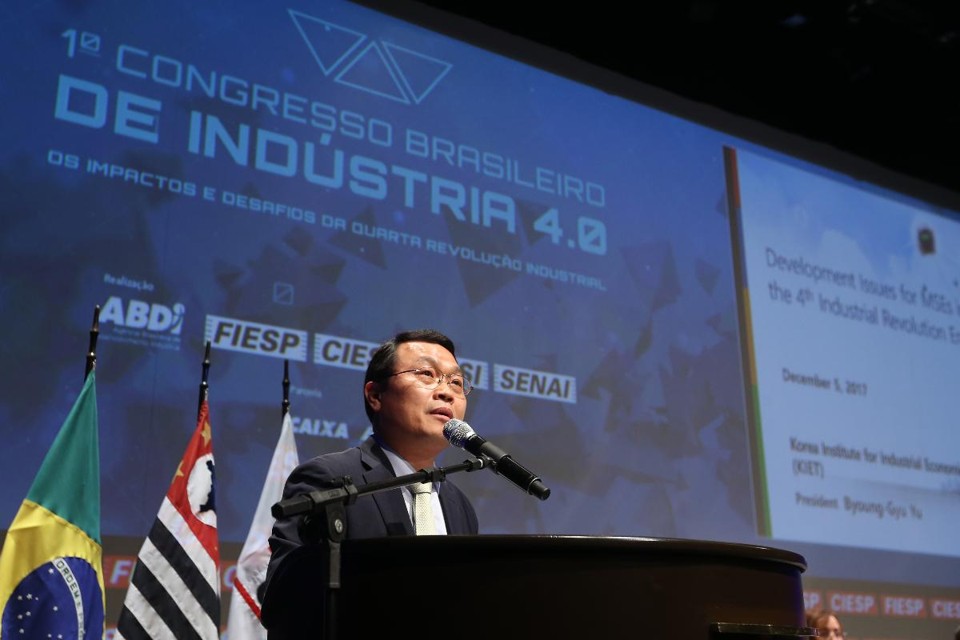 Byoung Gyu Yu, presidente do Instituto Coreano de Economia Industrial e Comércio – KIET (Coréia do Sul). | Cesar Ogata
