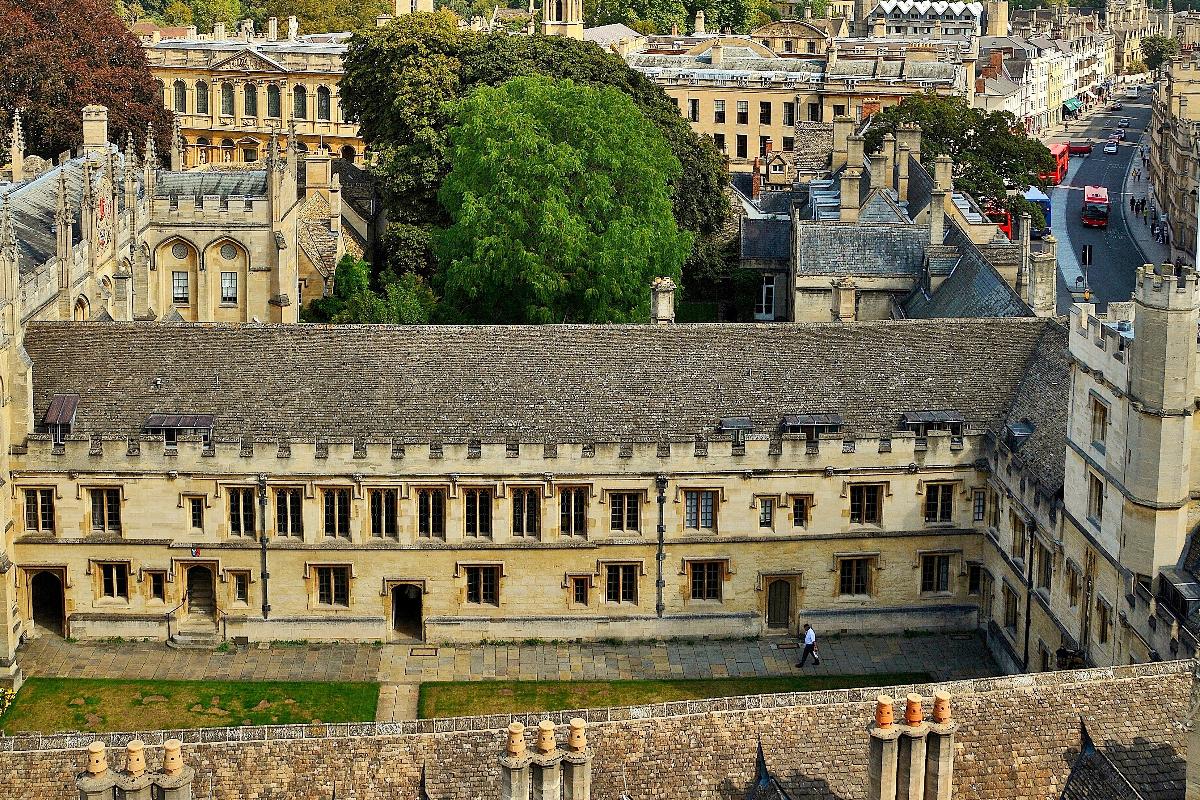 Campus da Universidade de Oxford, na Inglaterra. | Divulgação.