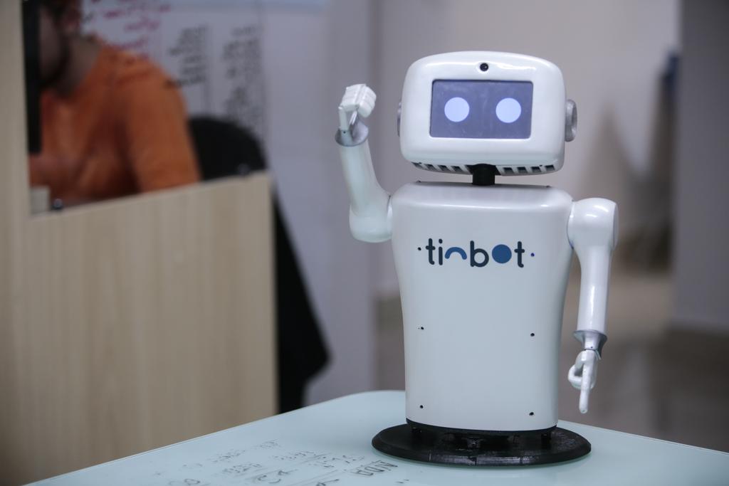 Tinbot, o simpático robô da DB1. | Ivan Amorin/DB1