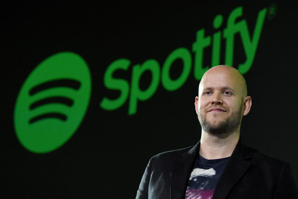 Daniel Ek, CEO do Spotify. | Toru Yamanaka/AFP