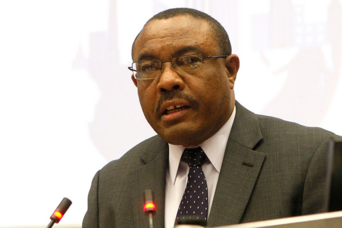 Primeiro ministro da Etiópia, Hailemariam Desalegn. | UNIDO