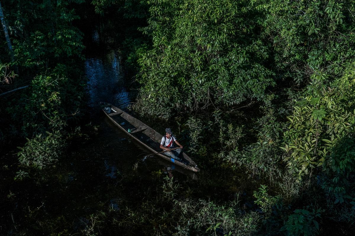 A tribo Taushiro desapareceu nas selvas da bacia amazônica no Peru há gerações atrás, e Amadeo agora é o último falante nativo de sua língua | BEN C. SOLOMON/NYT
