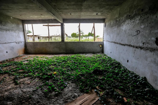 Obras abandonadas da Escola Estadual Francisco Pires Machado, em Ponta Grossa, uma das afetadas pelo escândalo da Quadro Negro | Jonathan Campos/
Gazeta do Povo