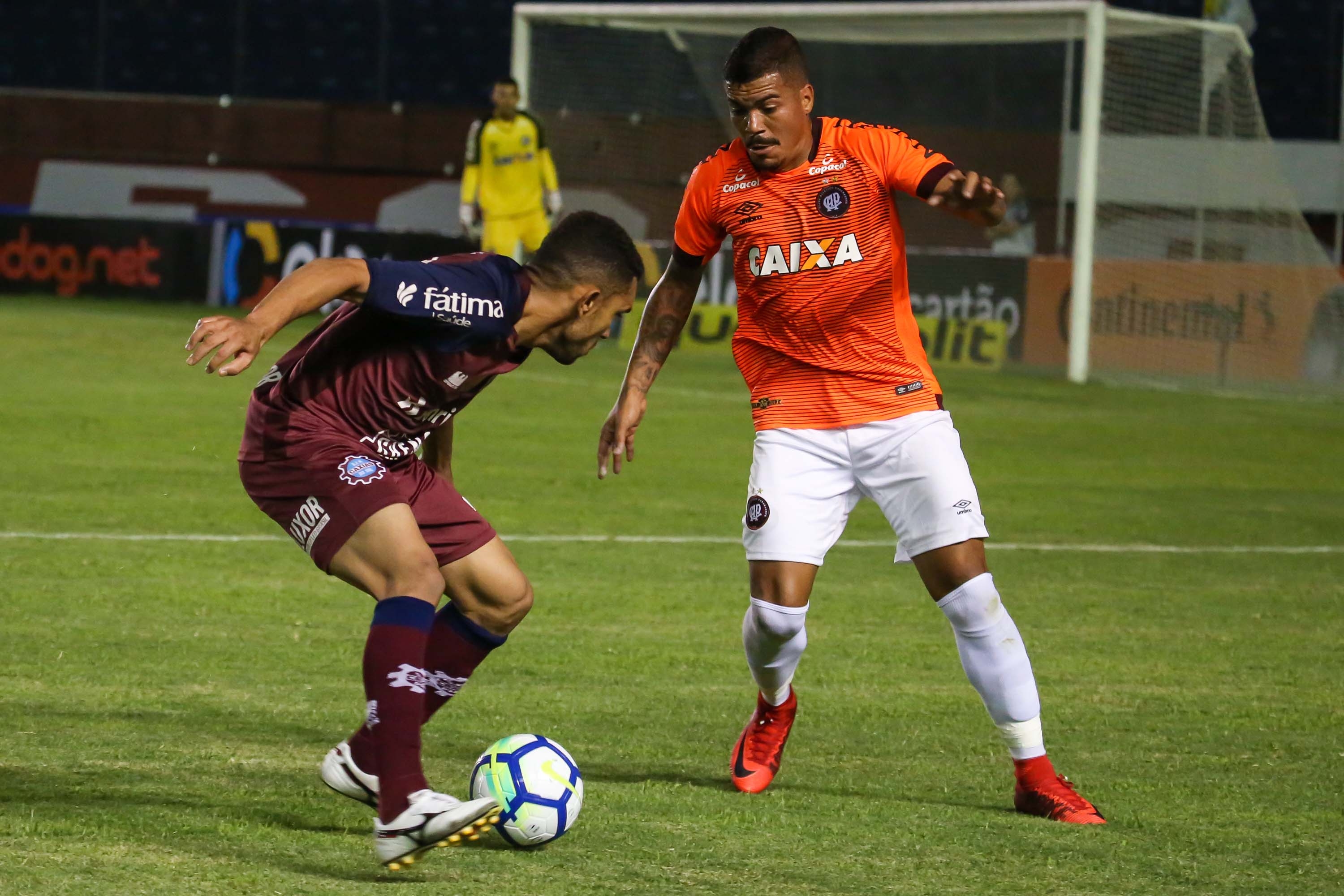 Thiago Carleto, um dos estreantes no Atlético, admitiu que o time não estava satisfeito com a atuação: “Tem que ter paciência” | LUCA ERBES/ESTADÃO CONTEÚDO/