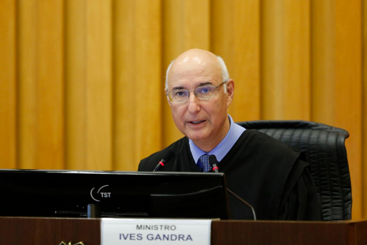 O presidente do TST, ministro Ives Gandra Martins Filho. | Igor Estrela/TST