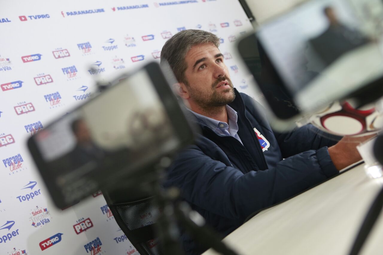 Rodrigo Pastana está satisfeito com o trabalho desenvolvido até então no clube. | Marcelo Andrade/Gazeta do Povo