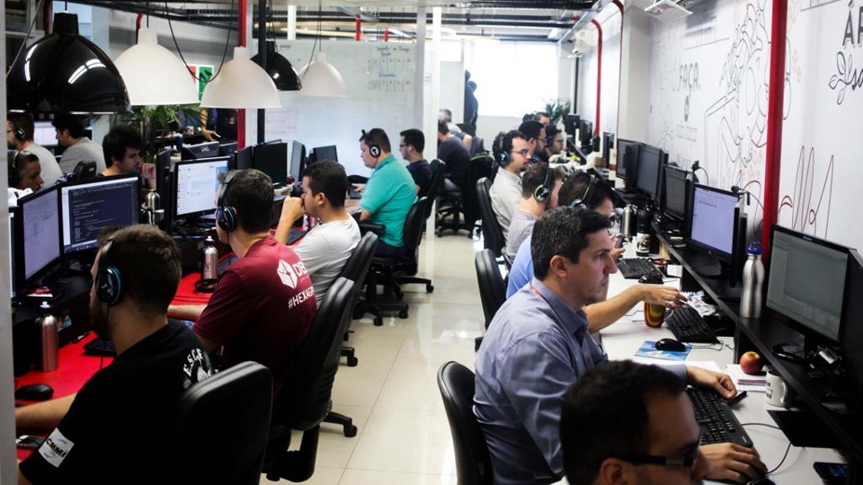 Sede da DB1 Global Software em Maringá: 70% dos funcionários da empresa são de fora da cidade. | Divulgação/DB1 Global Software
