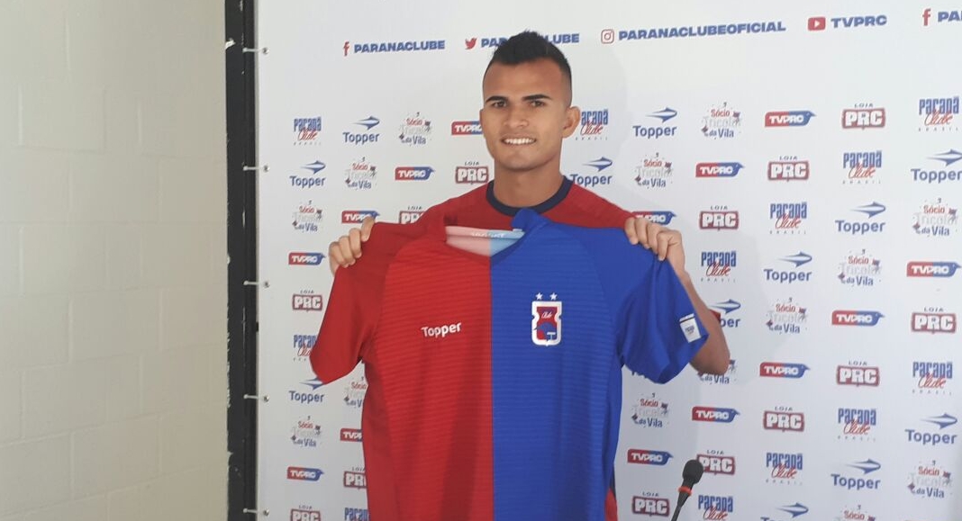 Lucas Fernandes, novo atacante do Paraná. | Moreno Valério/Gazeta do Povo/
