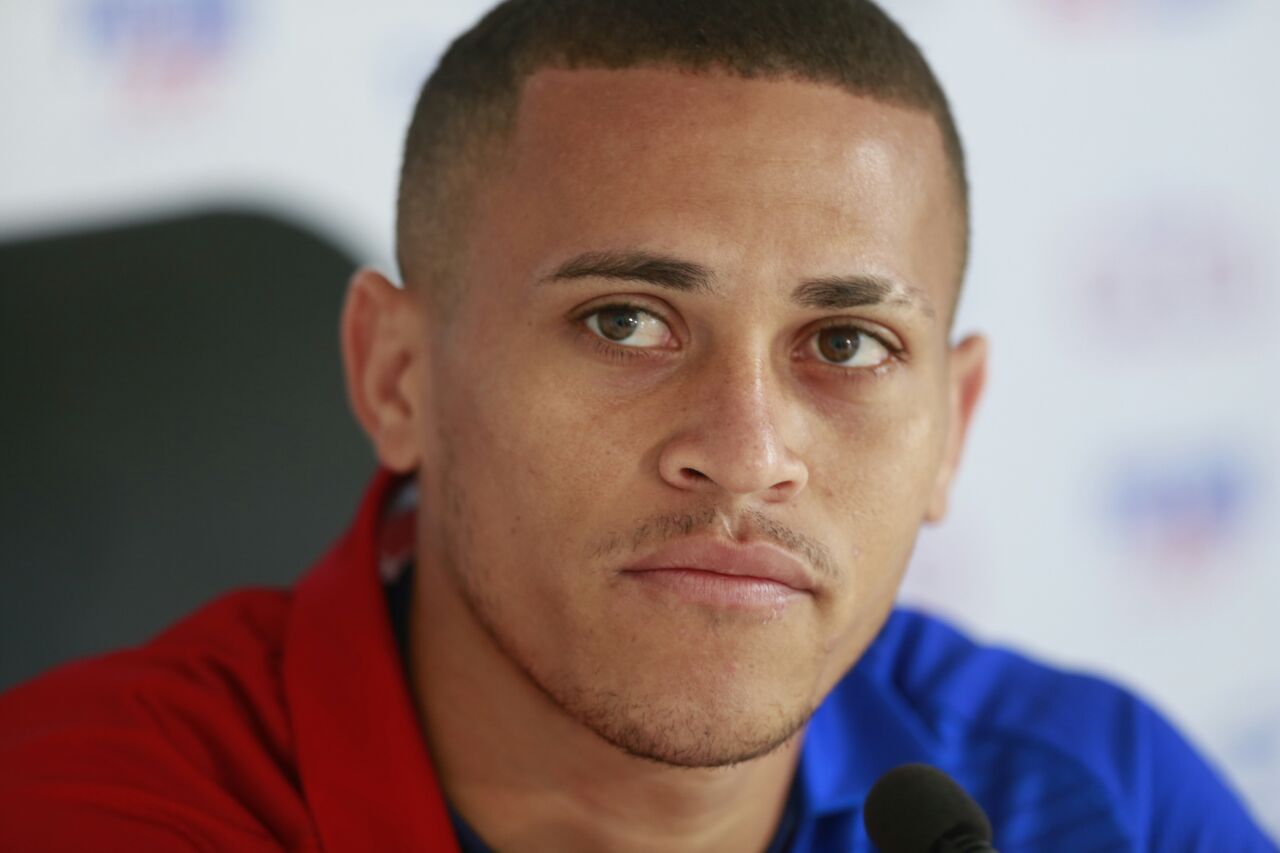 Jogador obteve destaque vestindo a camisa do Santa Cruz. | Marcelo Andrade/Gazeta do Povo