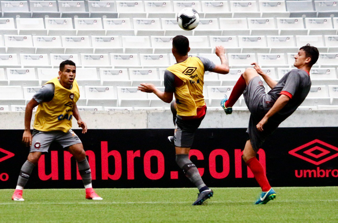 Jogo-treino foi realizado na Arena da Baixada. | Gabriel Machado/ASC Press