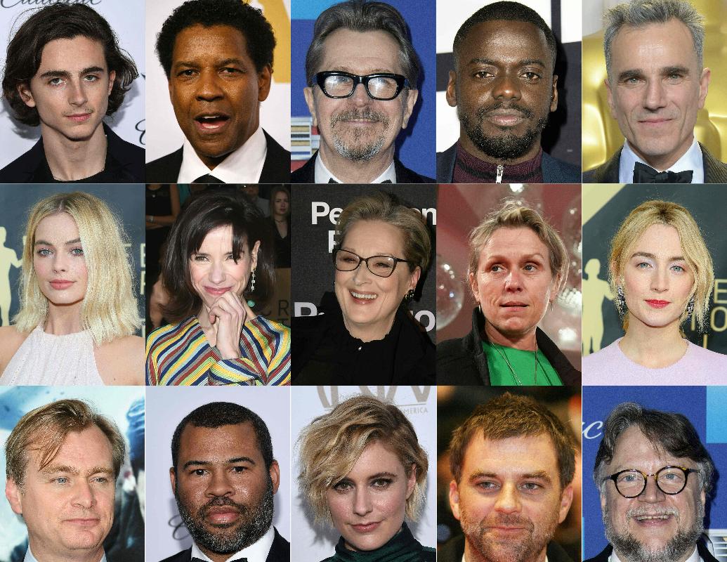 Indicados a melhor ator, melhor atriz e melhor diretor | CHRIS DELMAS/AFP